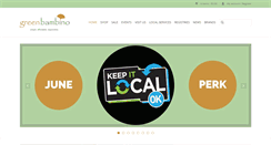 Desktop Screenshot of greenbambino.com